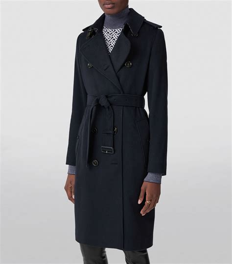 burberry wool cashmere trench coat cherry pink|burberry kensington belted cashmere coat.